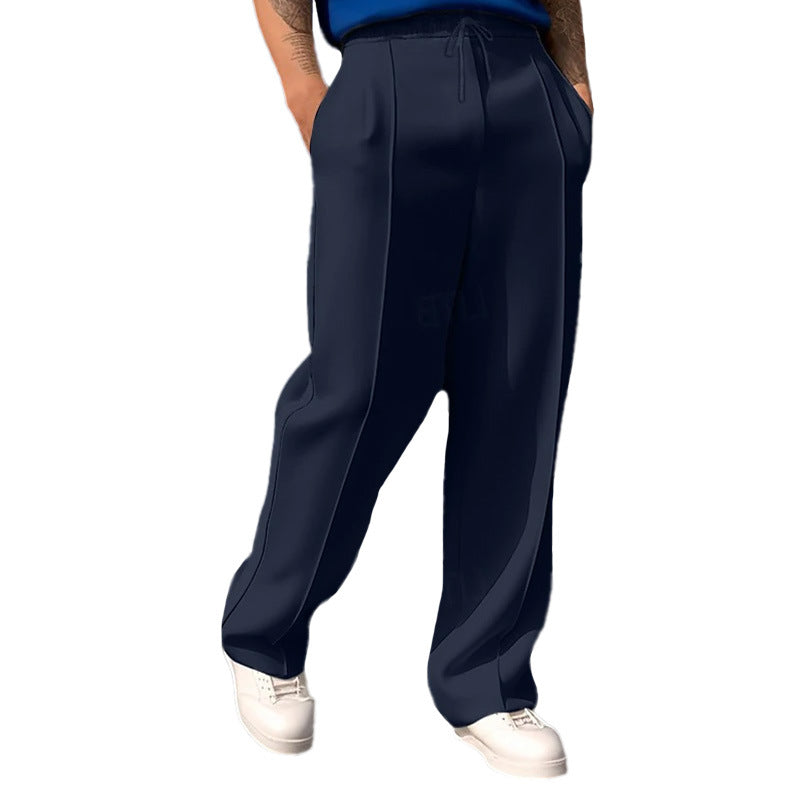 Breathable leisure pants for men with elastic waistband and side pockets Lune London