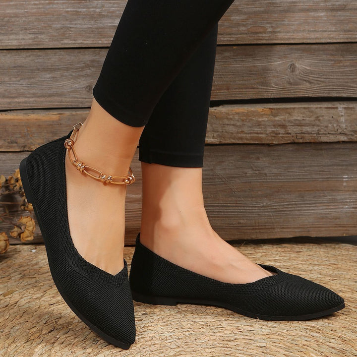 Ladies Breathable Mesh Ballerinas Lune London