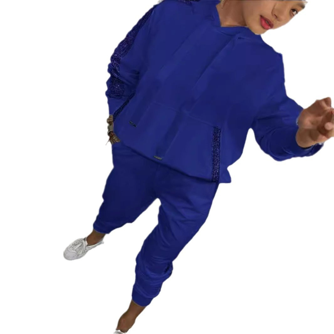 Trendy tracksuit set for women with glittering accents Lune London