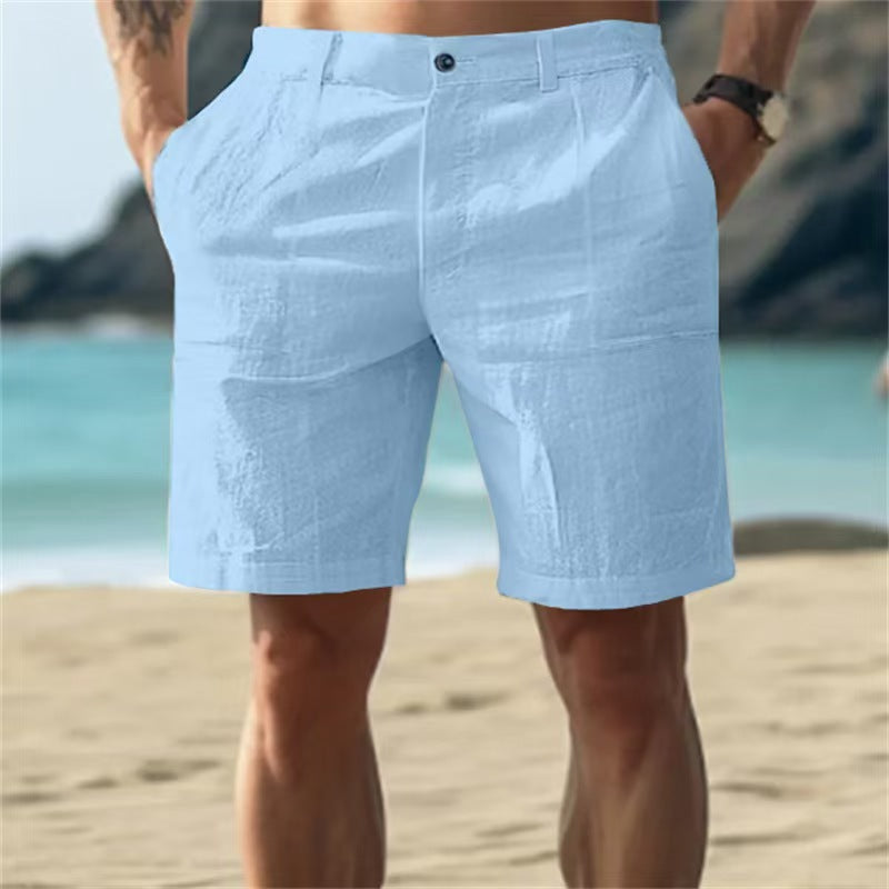 Men's swim shorts with quick-drying material and practical side pockets Lune London