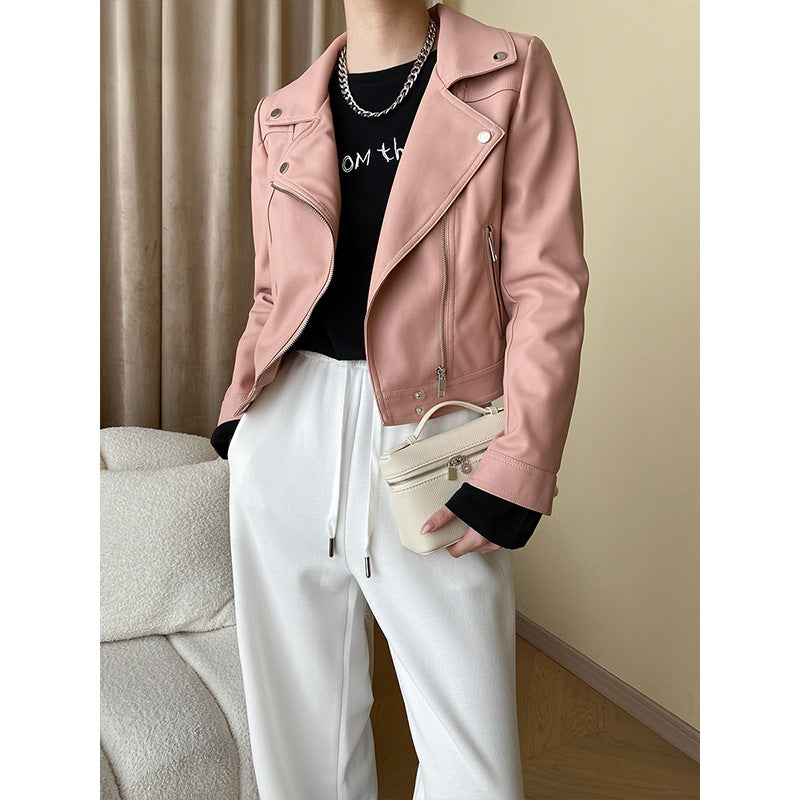 Women's Stylish Biker Jacket made of high-quality Faux Leather Chic & Stil