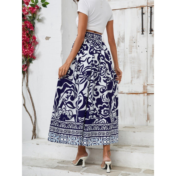 Lune London Women's Floral Maxi Skirt