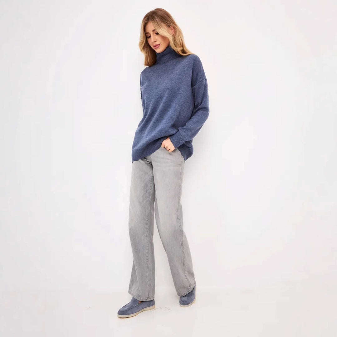Ladies High Quality Turtleneck Sweater Lune London