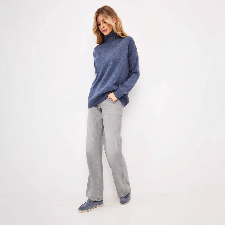 Ladies High Quality Turtleneck Sweater Lune London