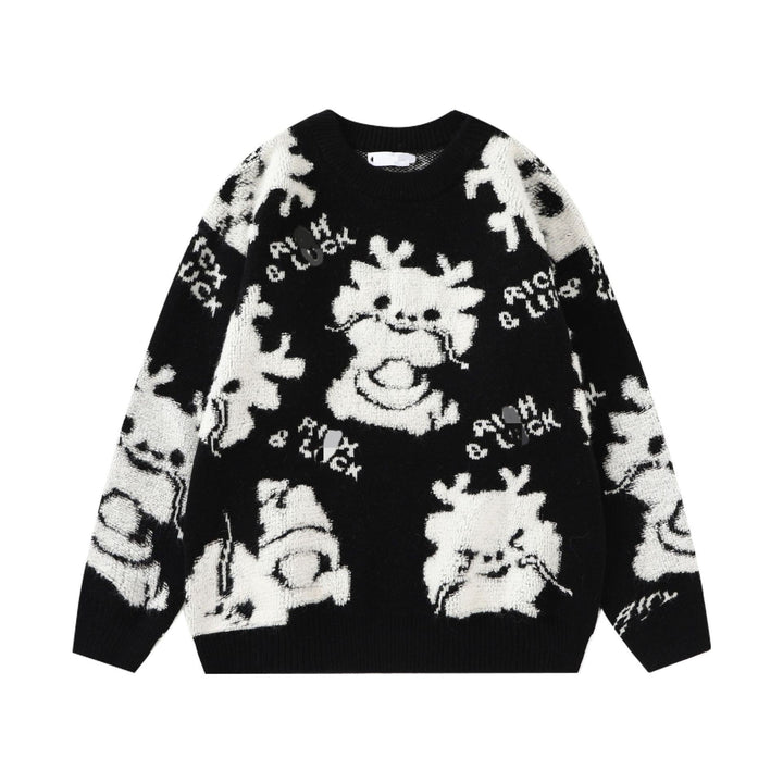 Comfortable pull for women with playful animal pattern Lune London
