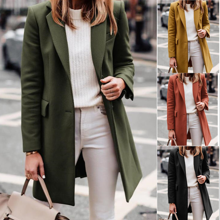 Elegant women's coat, fitted, made of high-quality fabric Lune London