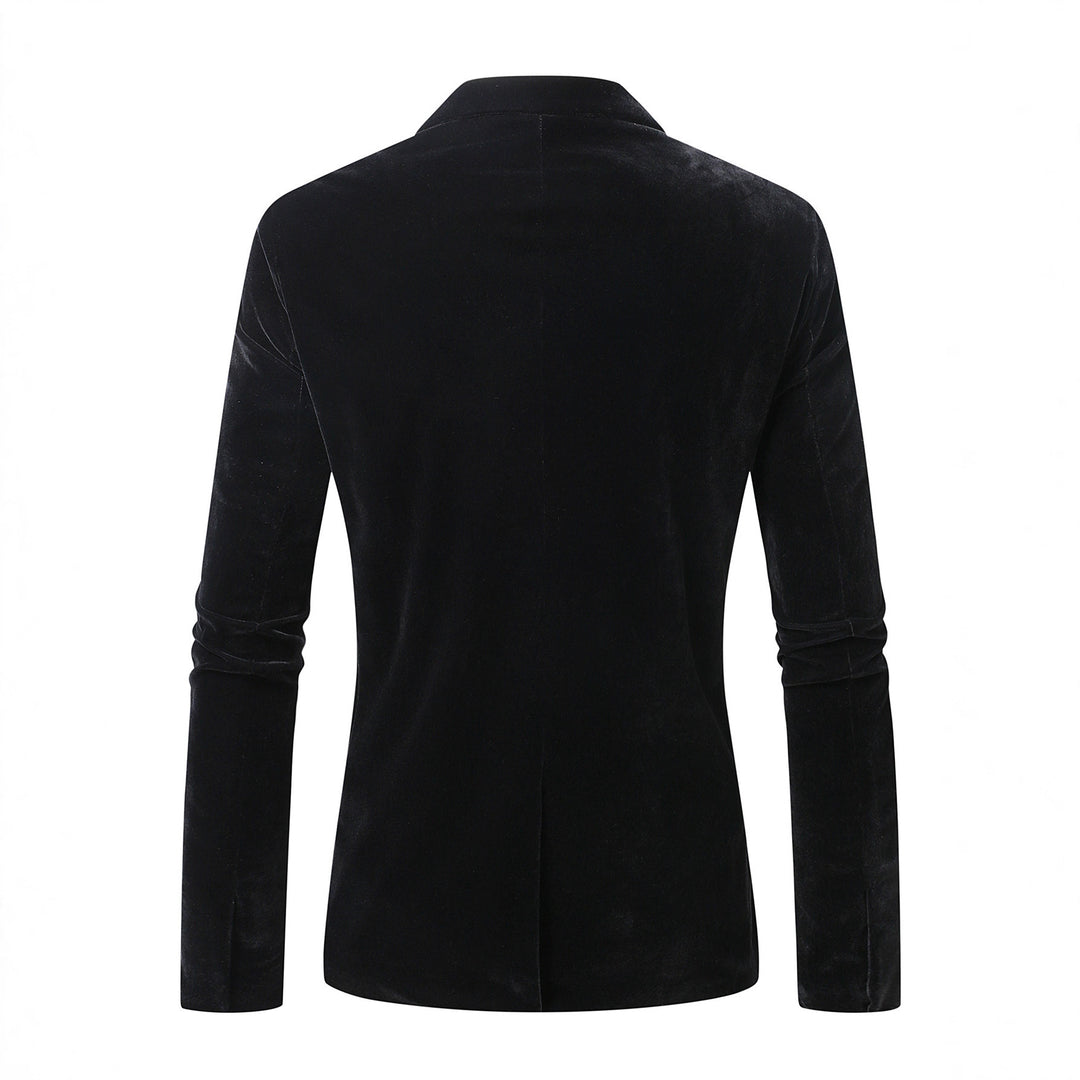 Elegant velvet jacket for men with fine details Lune London