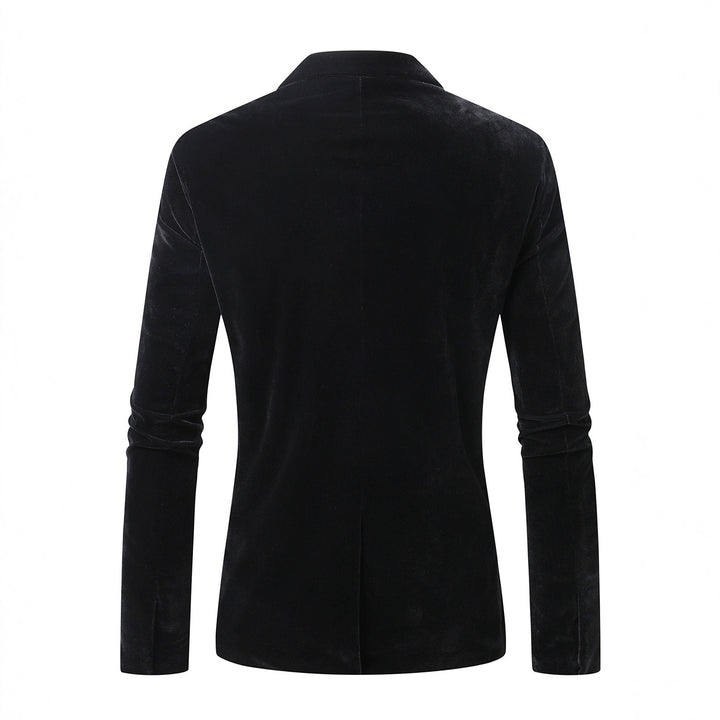 Elegant velvet jacket for men with fine details Lune London