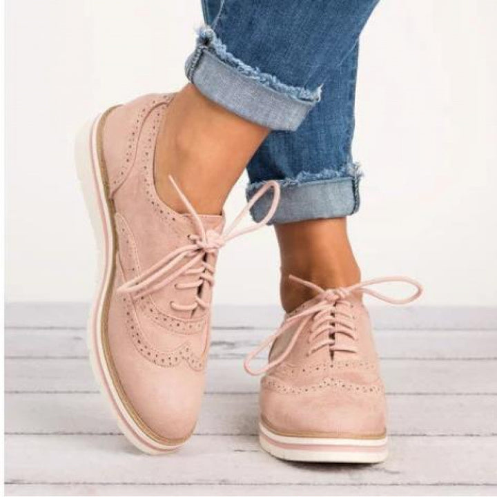 Lune London | Brogues Shoes Genuine Leather Classic Lacing Elegant Perforated Design