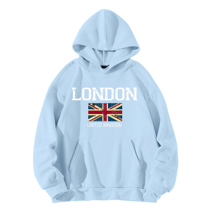 Women's hoodie in urban London style with kangaroo pocket and comfortable fit Lune London