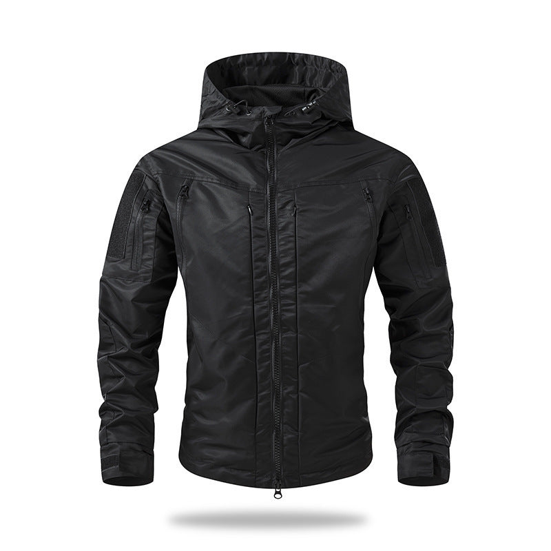 Technical outdoor jacket for men with breathable membrane Lune London