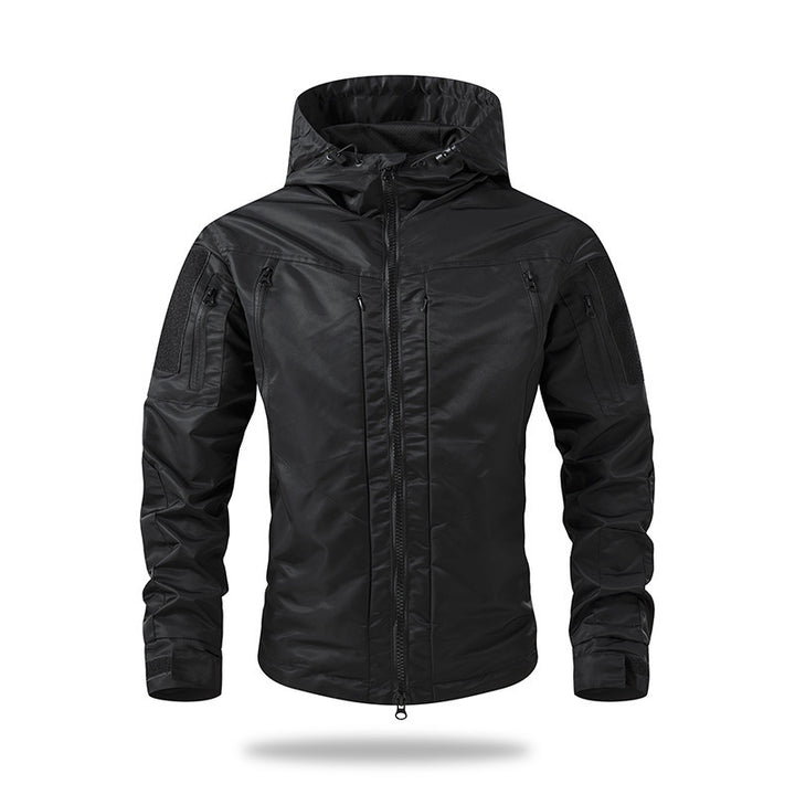 Technical outdoor jacket for men with breathable membrane Lune London
