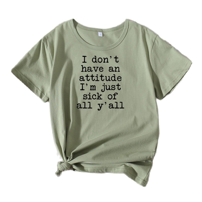 Lune London relaxed statement attitude t-shirt for women