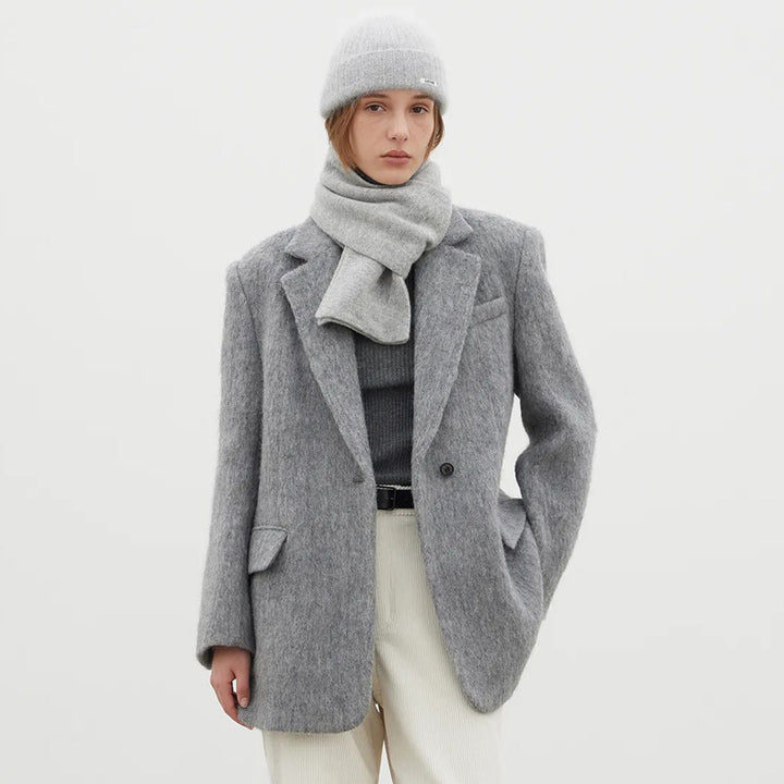 Blazer en laine élégant et confortable pour femme avec coupe moderne Chic & Stil