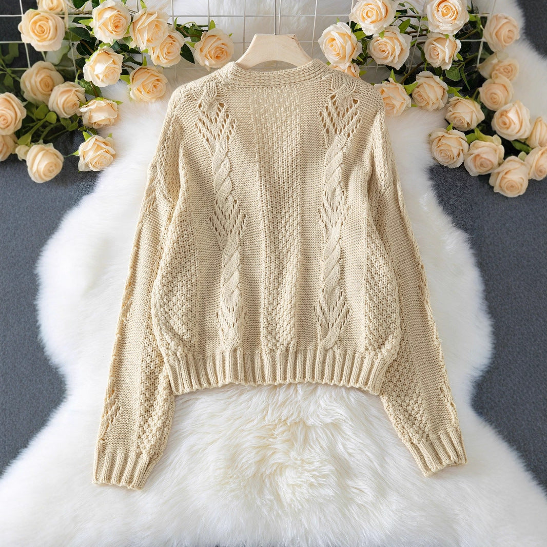 Cardigan ladies with decorative relief patterns and a relaxed fit Lune London