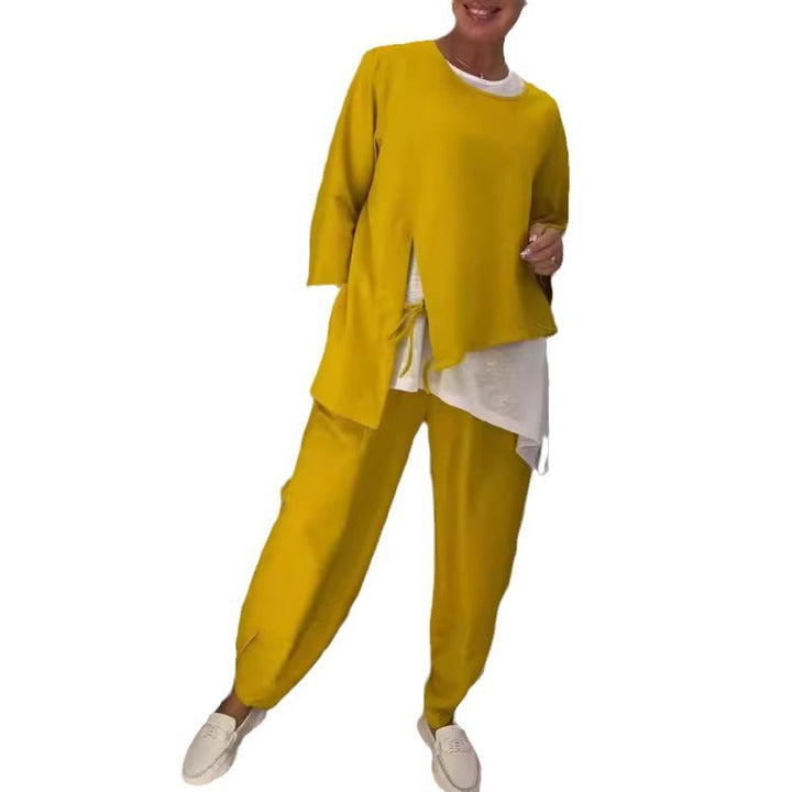 Ladies casual lounge set with stylish accents Lune London