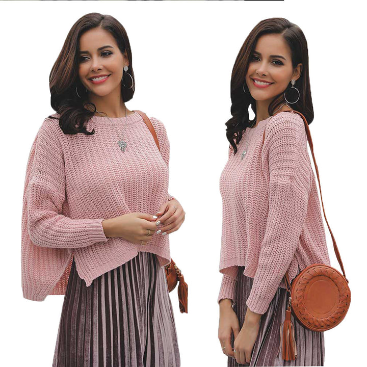 Casual knit sweater for women with a loose fit and a delicate texture Lune London
