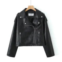 Elegant motorcycle jacket for women with zipper closure and practical pockets Lune London