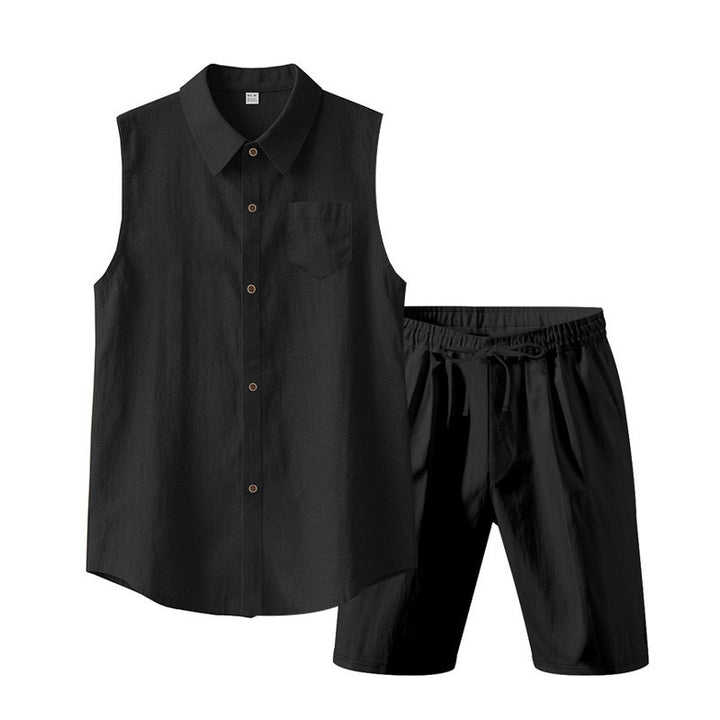 Casual summer set for women with sleeveless top and shorts Lune London