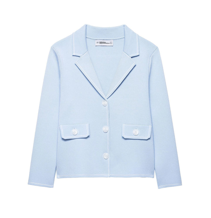 Casual blazer jacket for women with decorative seams and practical pockets Lune London
