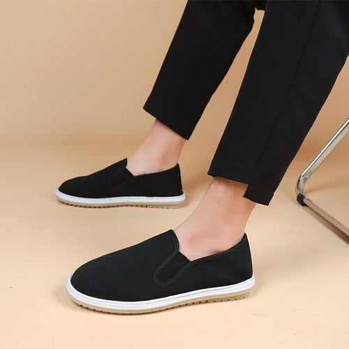 Comfortable slip-on leisure shoes for women with breathable inserts Lune London
