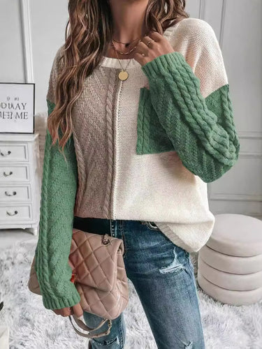 Casual knit sweater for women with asymmetrical design Lune London
