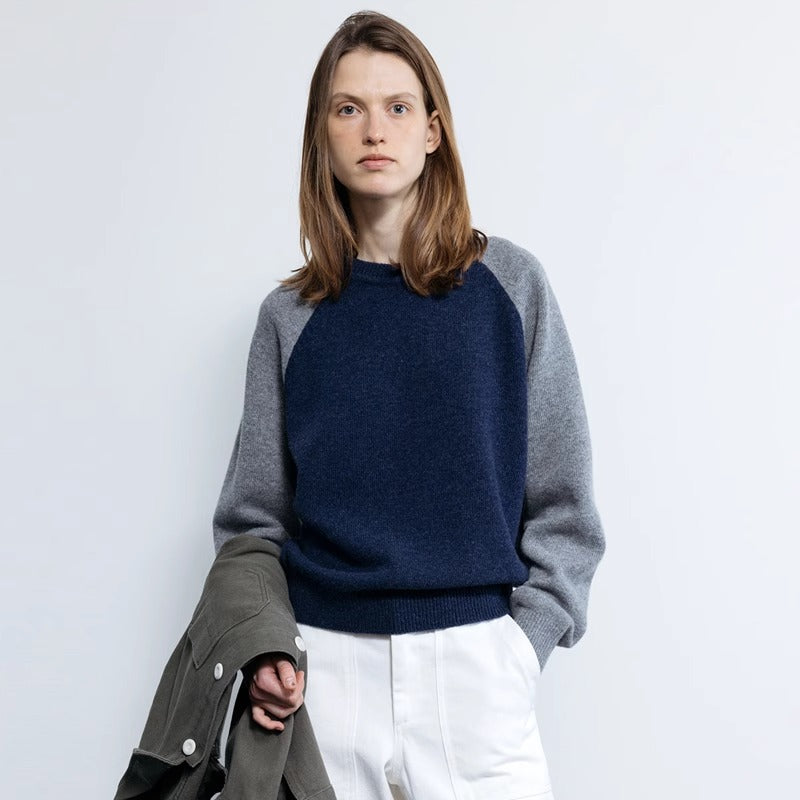 Pull tricoté sportif pour femmes avec manches raglan Chic & Stil