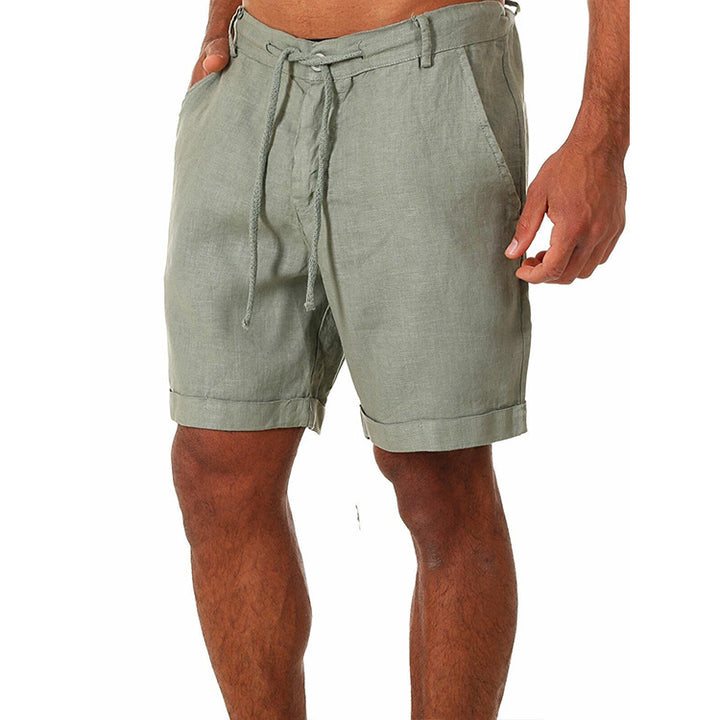 Casual linen shorts for men with adjustable waist and practical pockets Lune London