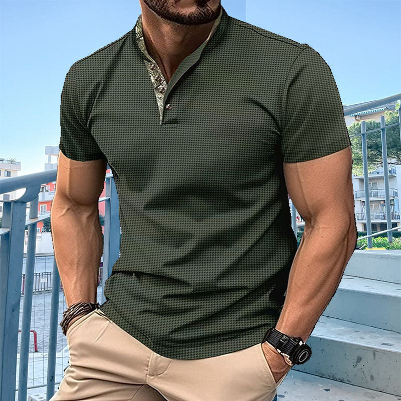 Men's polo with modern collar Lune London