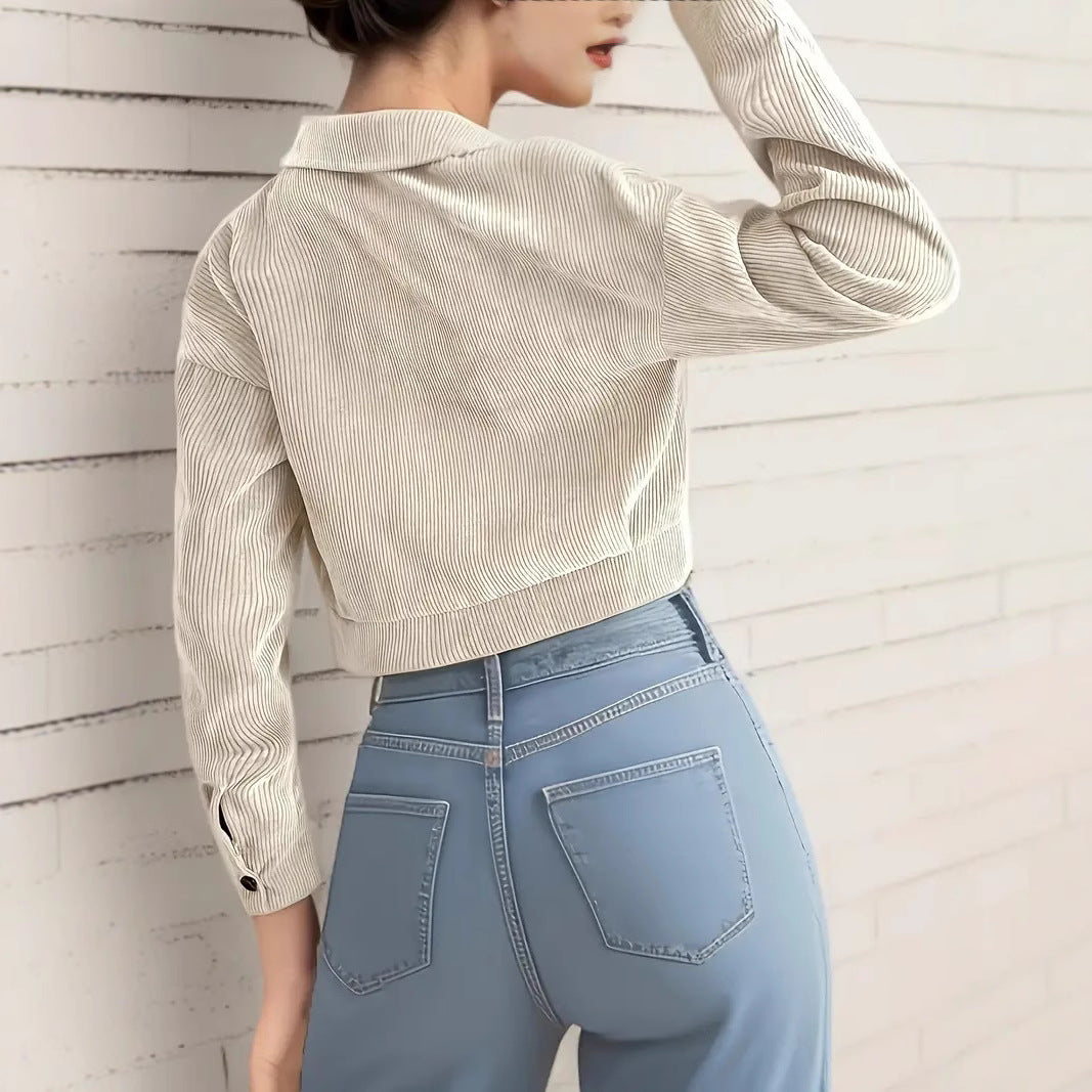 Ladies Modern Chic Velvet Jacket