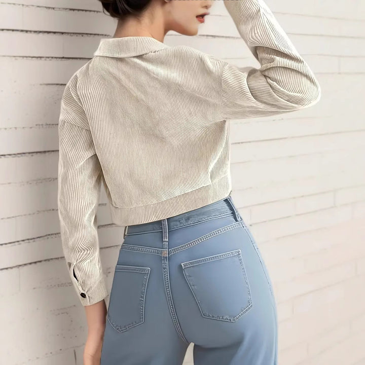 Ladies Modern Chic Velvet Jacket