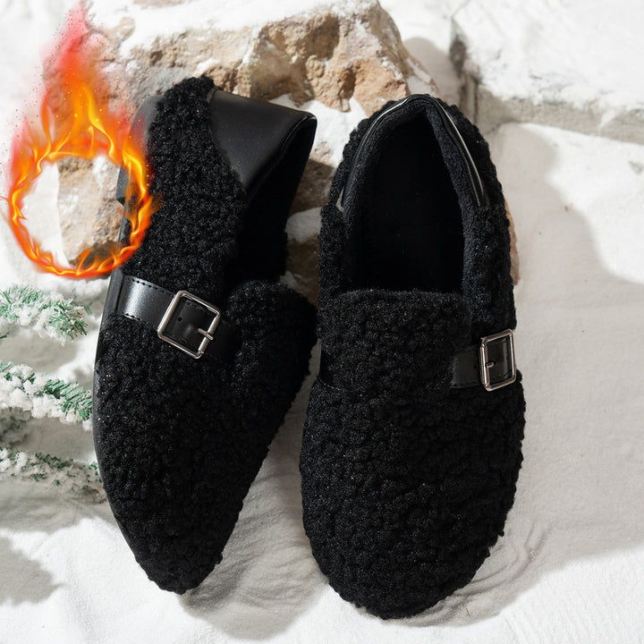 Indoor shoes for women with a plush lining Lune London