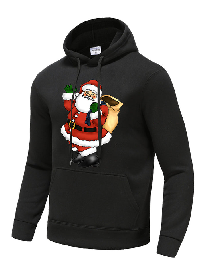 Women's hoodie with soft lining and festive Christmas pattern Lune London