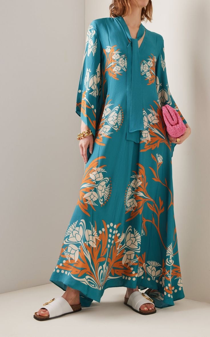 Lune London | Printed Three-Quarter Sleeve Dress