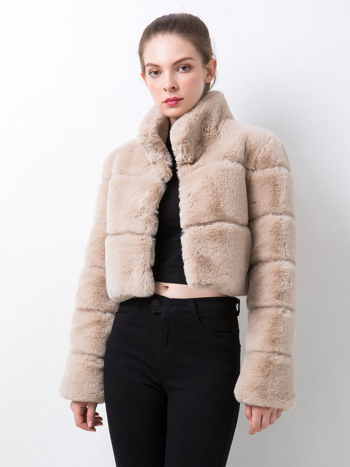 Short Faux Fur Jacket for Women Lune London