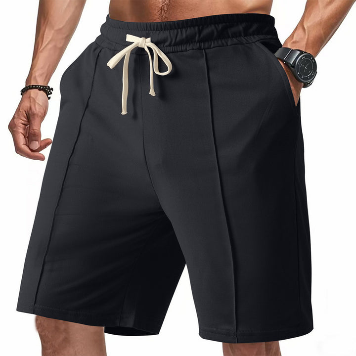 Comfortable sports shorts for men with elastic waistband and practical side pockets Lune London