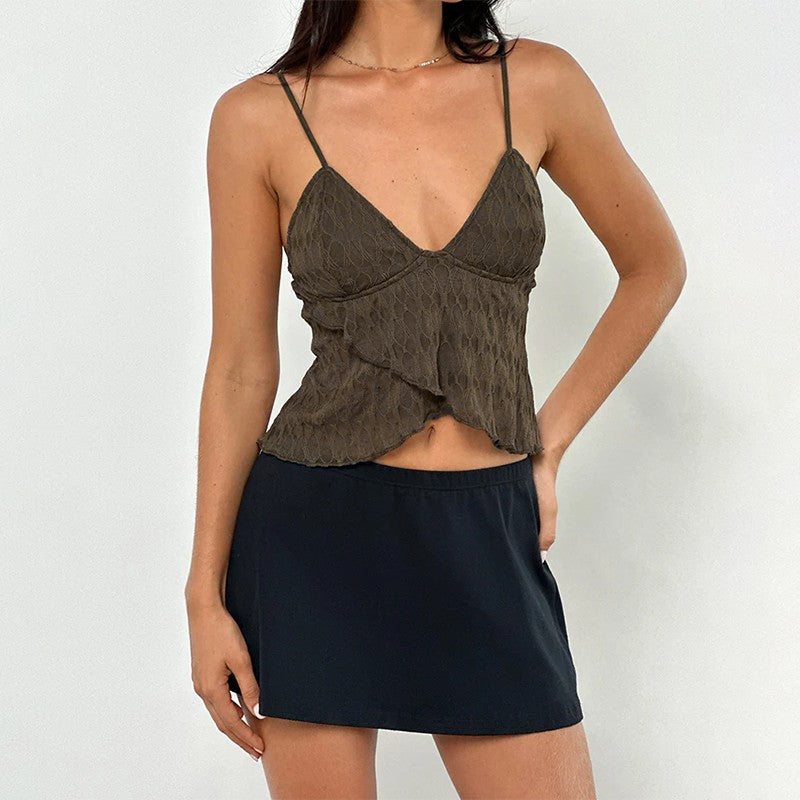 Lune London Ruched Neckline Top