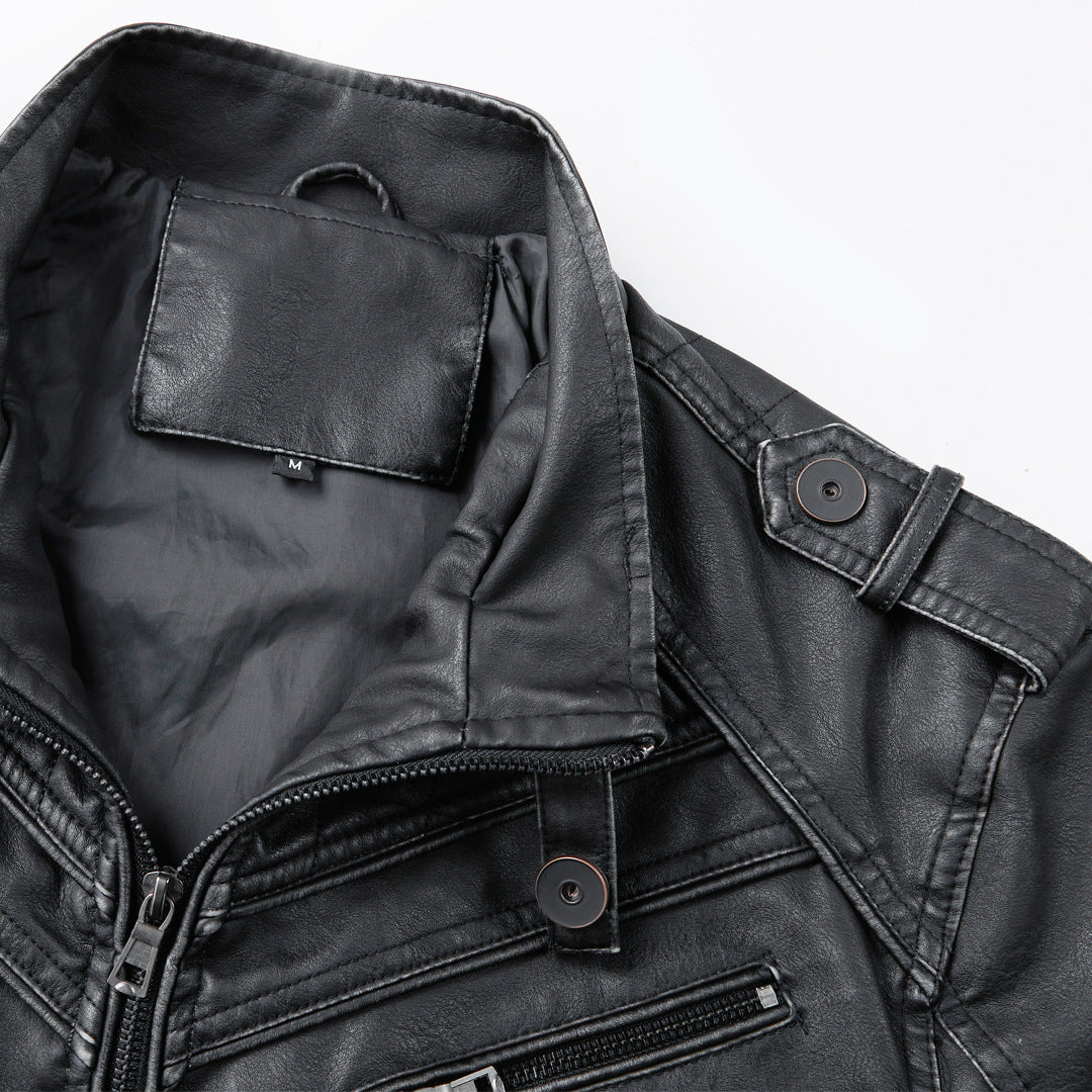 Lune London Faux Leather Jacket for Men