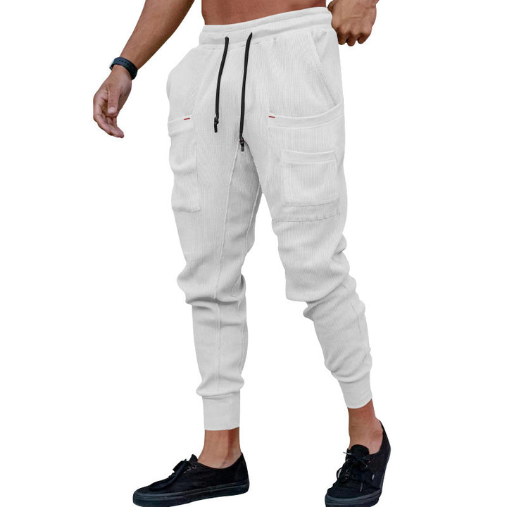 Cargo jogger pants for men with highly functional pockets and flexible waistband Lune London