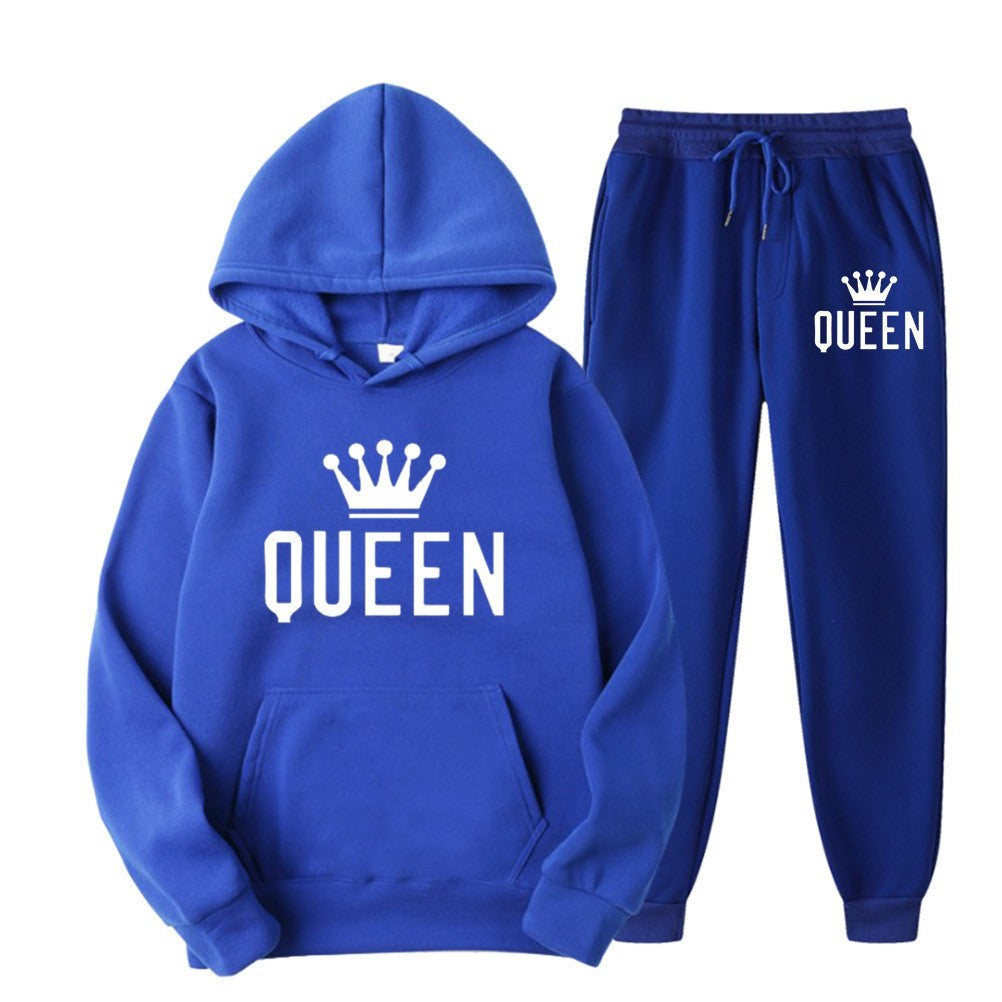 Women’s tracksuit with stylish crown design and loose fit Chic & Stil