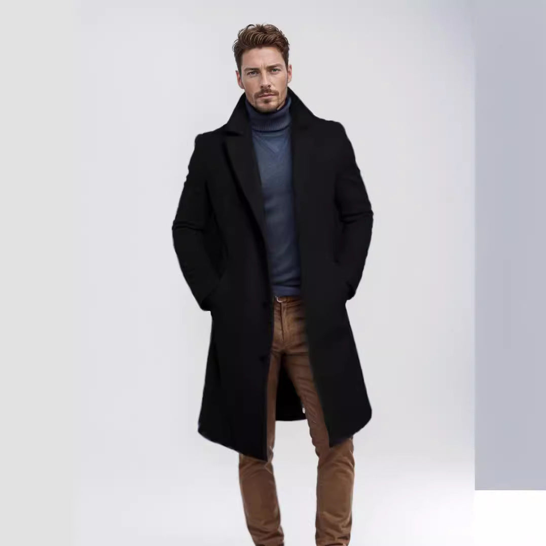 Men's Elegant Wool Coat Lune London