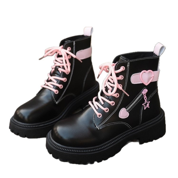 Fashion boots for ladies with heart and star details Lune London