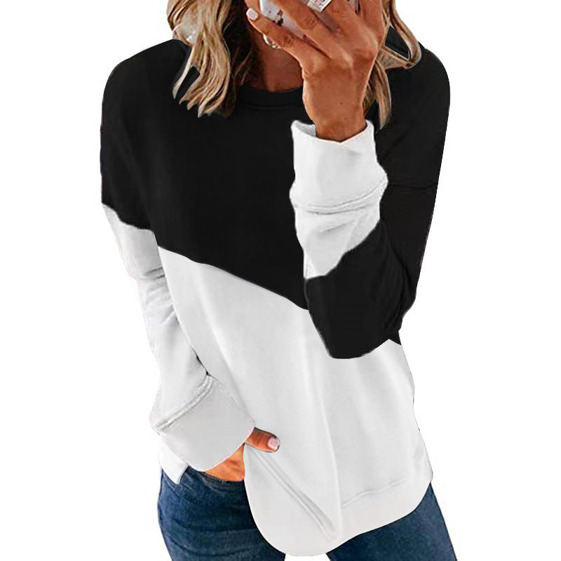 Sweatshirt for women with a trendy colorblock design Lune London