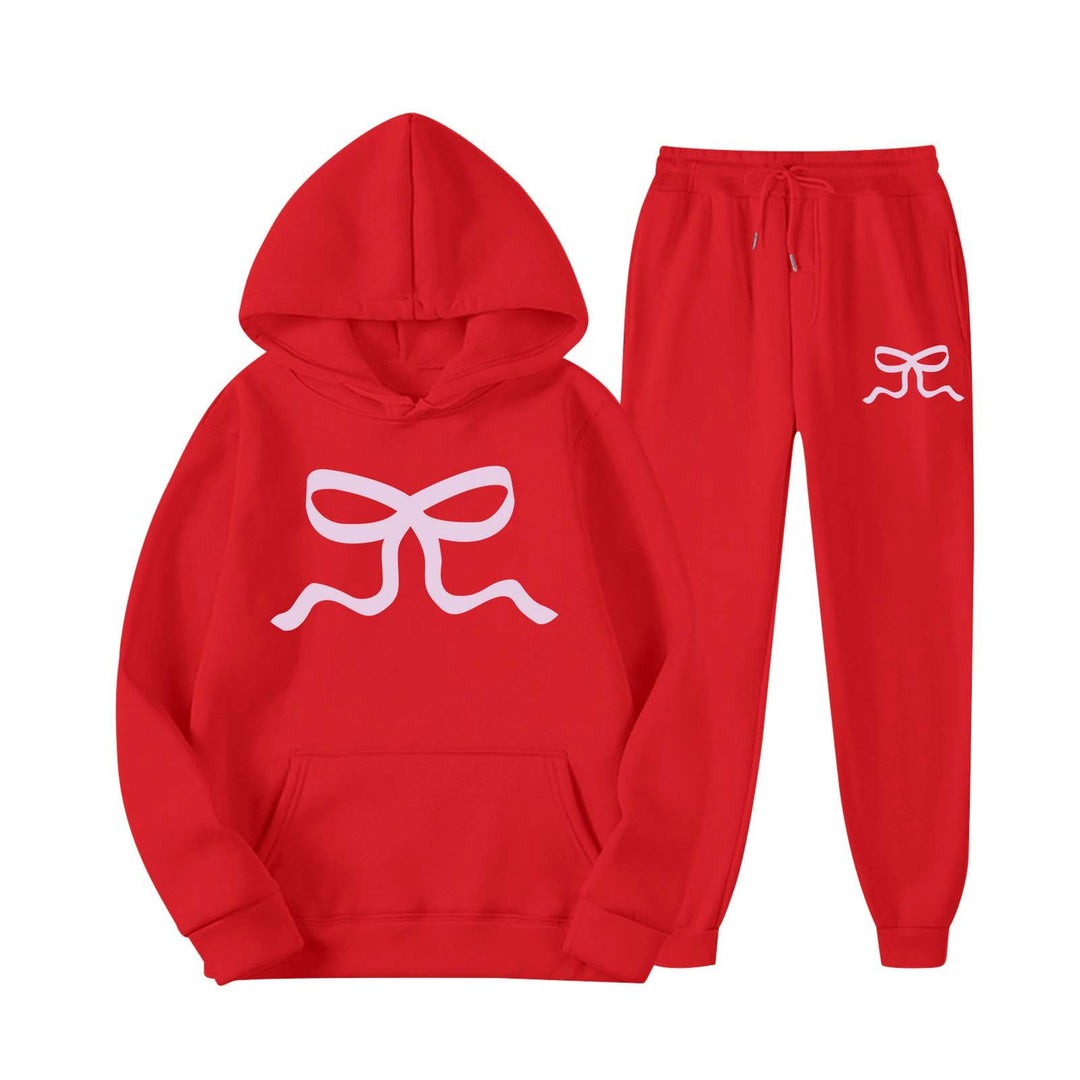 Ensemble de sweat à capuche décontracté et de pantalon de jogging pour femmes Chic & Stil