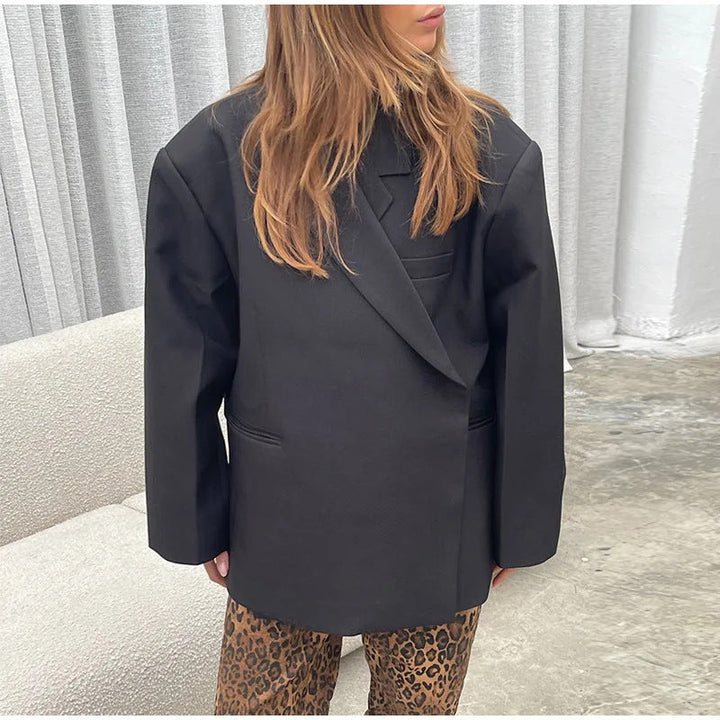 Women's Oversized Blazer In Contemporary Cut Lune London