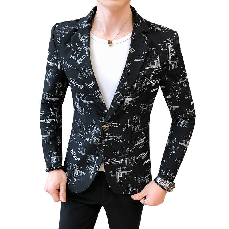 Elegant blazer for men with modern graphic design Lune London