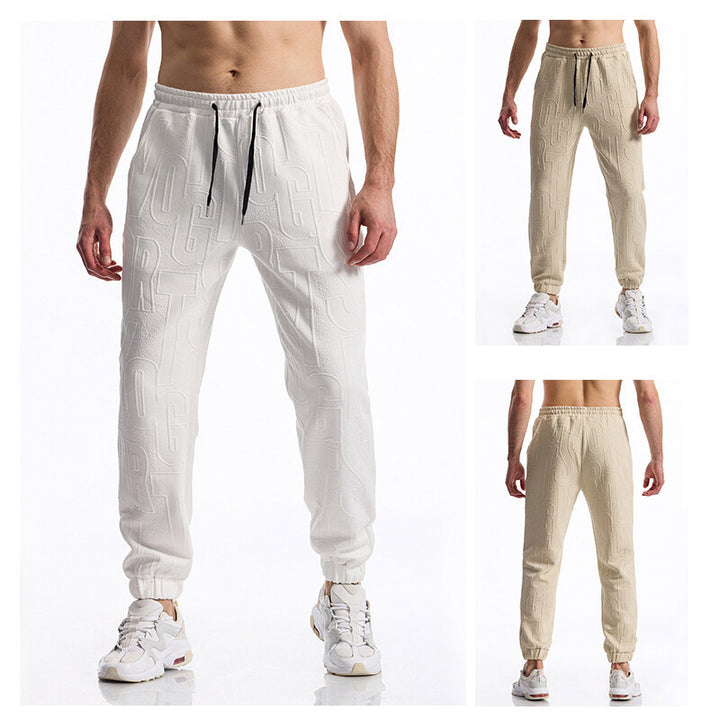 Men's sporty leisure pants with elastic waistband and side pockets Lune London