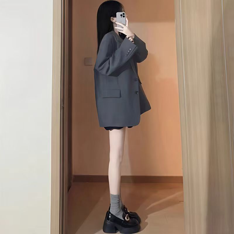 Blazer surdimensionné pour femmes avec poches Chic & Stil