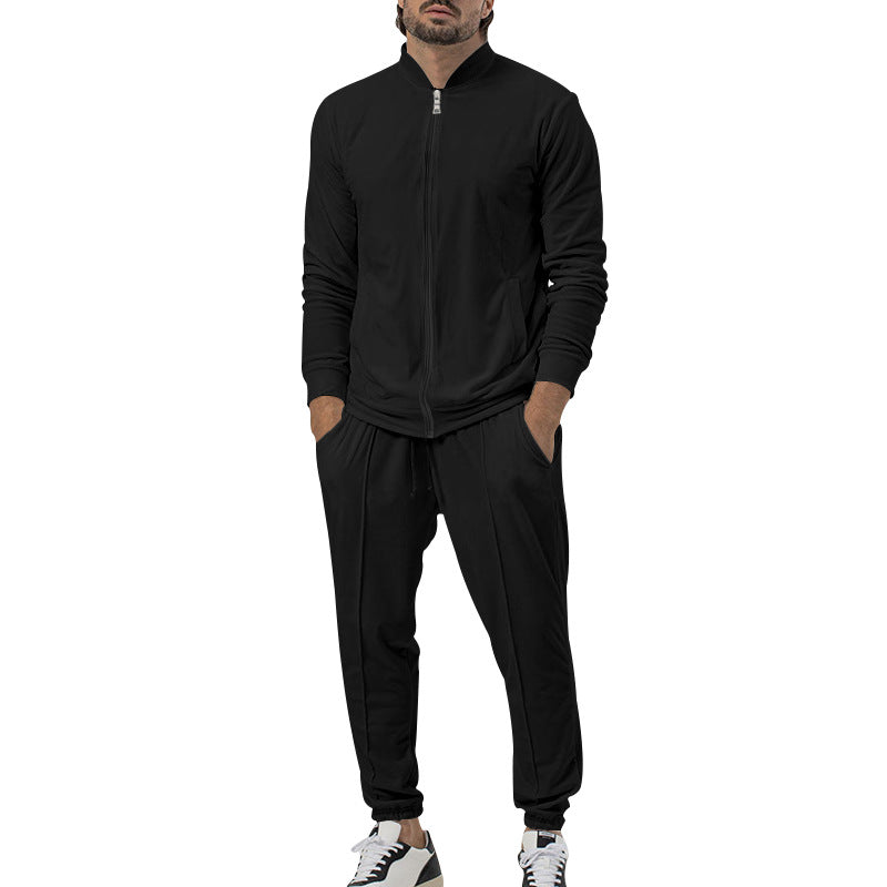 Casual sports outfit for men with high collar and zipper Lune London