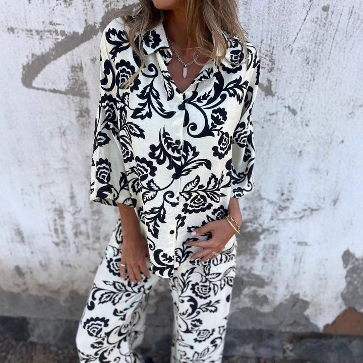 Lune London women's blouse and trouser set